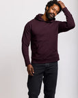 Easy Mondays Slub Cotton Pullover Hoodie - Oxblood