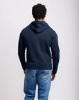 Easy Mondays Slub Cotton Pullover Hoodie - Navy
