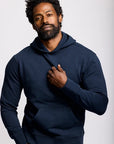 Easy Mondays Slub Cotton Pullover Hoodie - Navy