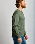 Easy Mondays Slub Cotton Sweatshirt Thyme-Men's Sweatshirts-Brooklyn-Vancouver-Yaletown-Canada