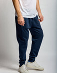 Easy Mondays Slub Cotton Sweat Pant Navy-Men's Pants-Brooklyn-Vancouver-Yaletown-Canada