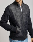 Easy Mondays Quilted Nylon Jacket Black-Men's Jackets-Brooklyn-Vancouver-Yaletown-Canada