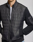 Easy Mondays Quilted Nylon Jacket Black-Men's Jackets-Brooklyn-Vancouver-Yaletown-Canada