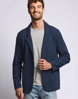 Easy Mondays Everyday Blazer Waffle - Navy-Men's Blazers-Brooklyn-Vancouver-Yaletown-Canada