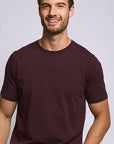 Easy Mondays Crew Neck T-Shirt - Oxblood