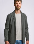 Easy Mondays Everyday Blazer Waffle - Shadow-Men's Blazers-Brooklyn-Vancouver-Yaletown-Canada