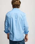 Easy Mondays Poplin Shirt Washed Blue SS24-Men's Shirts-Brooklyn-Vancouver-Yaletown-Canada