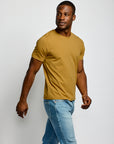 Easy Mondays Crew Neck Mustard-Men's T-Shirts-Brooklyn-Vancouver-Yaletown-Canada
