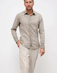 Ploumanach Harrison Poplin Shirt - Grafite-Men's Shirts-Brooklyn-Vancouver-Yaletown-Canada