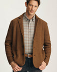 34 Heritage Birch Sweater Blazer - Terra Cotta-Men's Blazers-Brooklyn-Vancouver-Yaletown-Canada