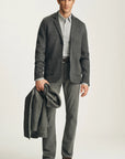 34 Heritage Double Face Blazer - Anthracite Melange-Men's Blazers-Brooklyn-Vancouver-Yaletown-Canada