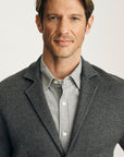 34 Heritage Double Face Blazer - Anthracite Melange-Men's Blazers-Brooklyn-Vancouver-Yaletown-Canada