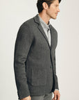 34 Heritage Double Face Blazer - Anthracite Melange-Men's Blazers-Brooklyn-Vancouver-Yaletown-Canada