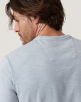 34 Heritage Slub Crew Neck Tshirt Blue Fog-Men's T-Shirts-Brooklyn-Vancouver-Yaletown-Canada