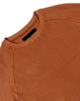 Jude Neale Rogan Waffle Long Sleeve - Rust-Men's Shirts-Brooklyn-Vancouver-Yaletown-Canada