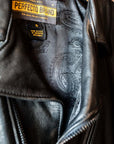 Schott Perfecto Raven Lambskin Leather Jacket Black-Men's Leather Jackets-Brooklyn-Vancouver-Yaletown-Canada