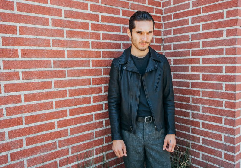 Schott Perfecto Raven Lambskin Leather Jacket Black-Men's Leather Jackets-Brooklyn-Vancouver-Yaletown-Canada