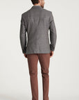 34 Heritage Matteo Mini Checked Blazer Dark Blue-Men's Blazers-Brooklyn-Vancouver-Yaletown-Canada