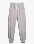 Merz Authentic Fleece Cuffed Sweatpants - Grey Melange-Men's Pants-Brooklyn-Vancouver-Yaletown-Canada