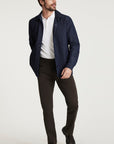 34 Heritage Denim Quilted Overshirt Rinse-Men's Shirts-Brooklyn-Vancouver-Yaletown-Canada