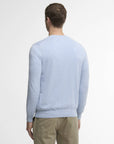 Barbour Pima Crew - Blue Haze-Men's Sweaters-Brooklyn-Vancouver-Yaletown-Canada