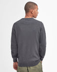 Barbour Pima Cotton Crewneck Sweater - Charcoal-Men's Sweaters-Brooklyn-Vancouver-Yaletown-Canada