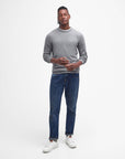 Barbour Pima Crew - Grey-Men's Sweaters-Brooklyn-Vancouver-Yaletown-Canada