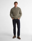 Barbour Horseford Crew Neck Jumper - Shadow Green-Men's Sweaters-Brooklyn-Vancouver-Yaletown-Canada