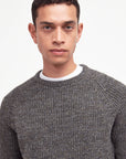 Barbour Horseford Crew Neck Jumper - Olive-Men's Sweaters-Brooklyn-Vancouver-Yaletown-Canada