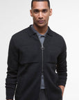 Barbour Croscombe Knitted Zip Through - Charcoal Marl-Men's Sweaters-Brooklyn-Vancouver-Yaletown-Canada