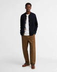 Barbour Florcombe Knitted Cardigan - Navy-Men's Sweaters-Brooklyn-Vancouver-Yaletown-Canada