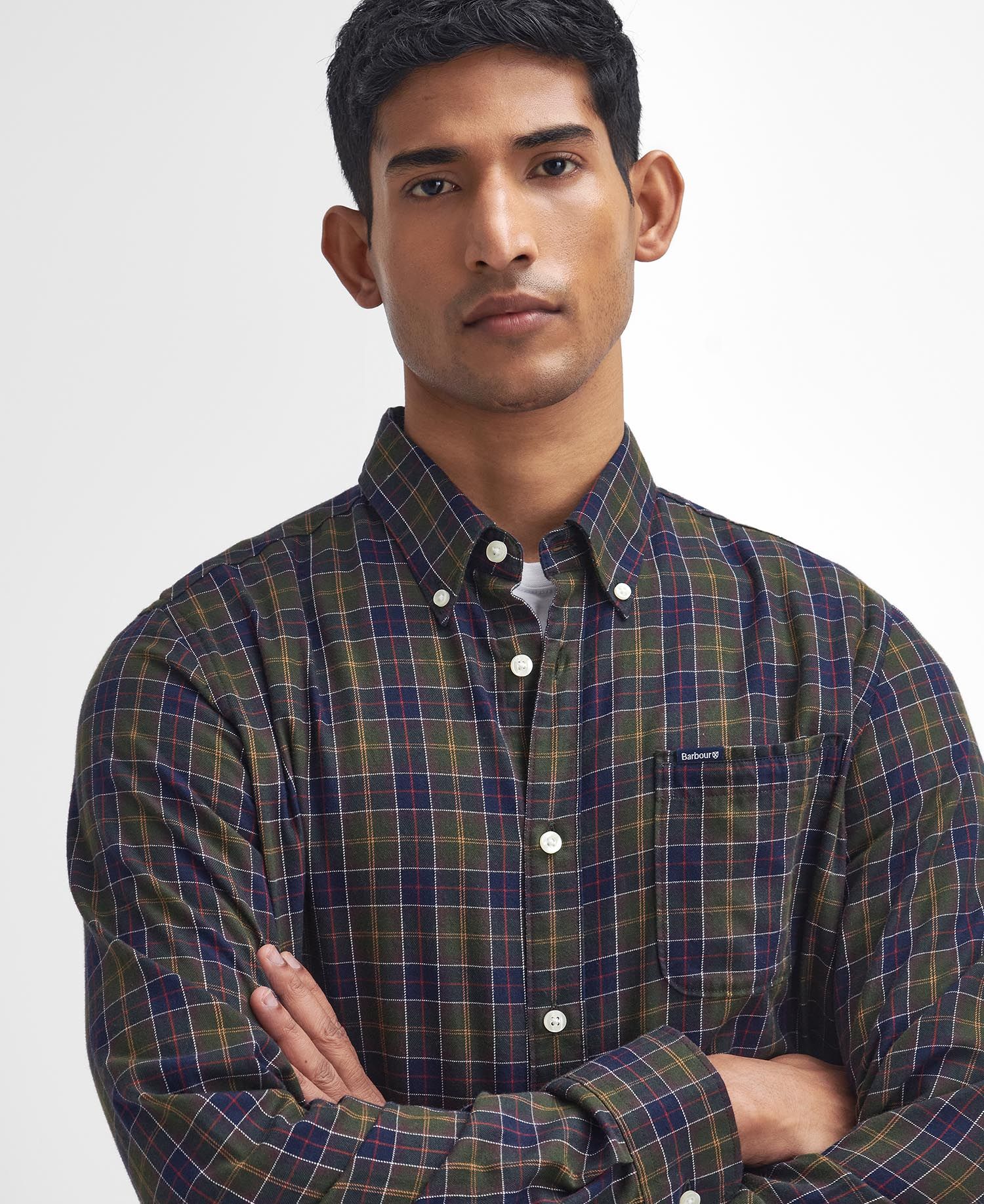 Barbour Shirt Lanark Tan11-Men's Shirts-Brooklyn-Vancouver-Yaletown-Canada