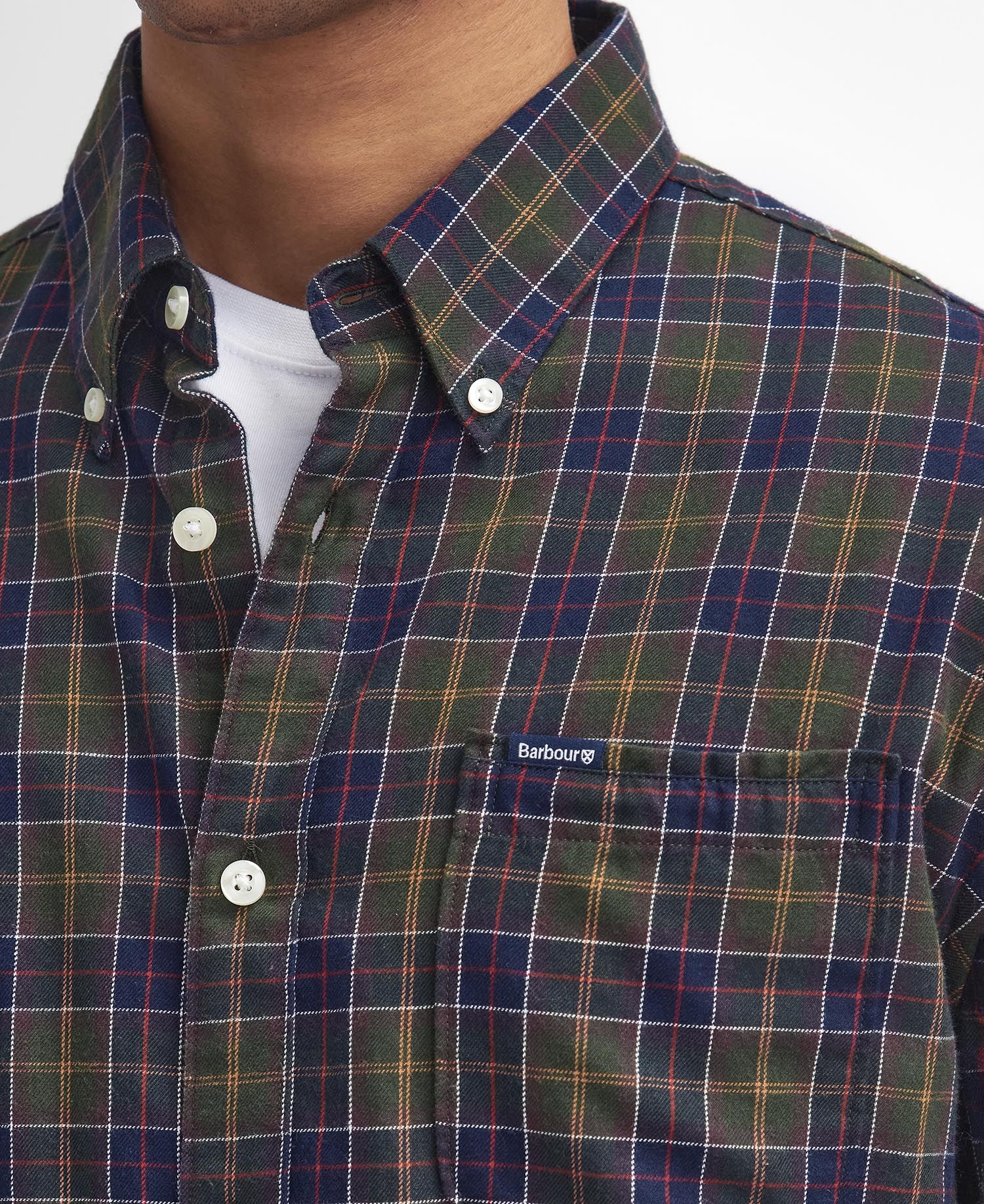 Barbour Shirt Lanark Tan11-Men's Shirts-Brooklyn-Vancouver-Yaletown-Canada