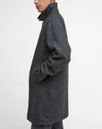 Barbour Lorden Wool Overcoat - Charcoal-Men's Coats-Brooklyn-Vancouver-Yaletown-Canada