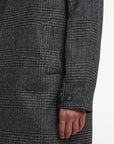 Barbour Lorden Wool Overcoat - Charcoal-Men's Coats-Brooklyn-Vancouver-Yaletown-Canada