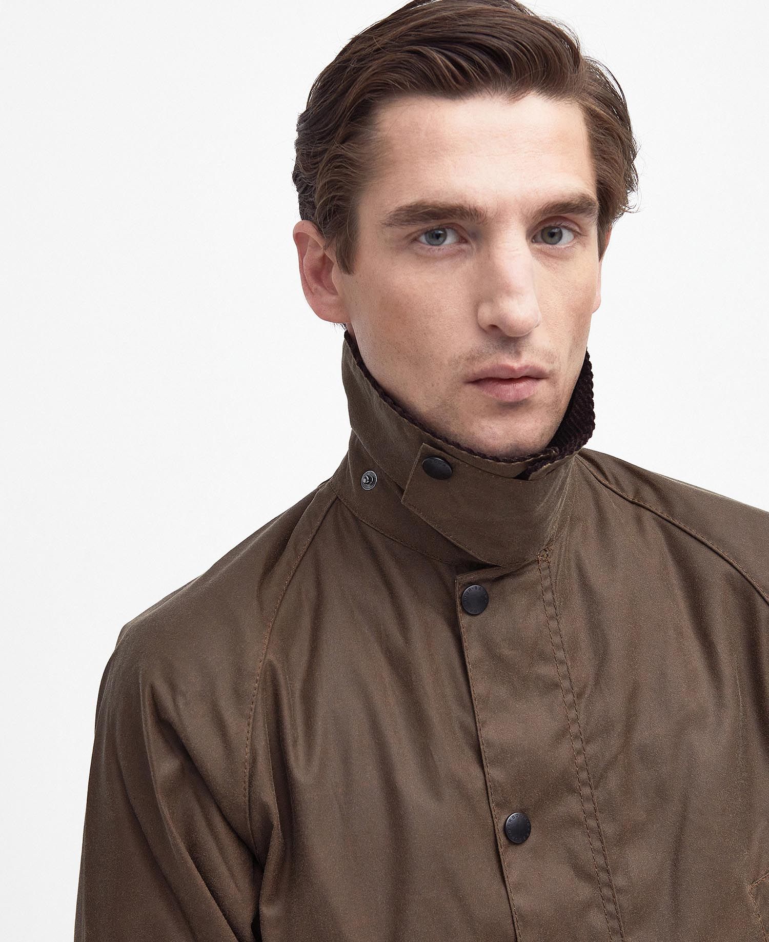 Barbour Bedale Wax Coat - Bark-Men's Coats-Brooklyn-Vancouver-Yaletown-Canada