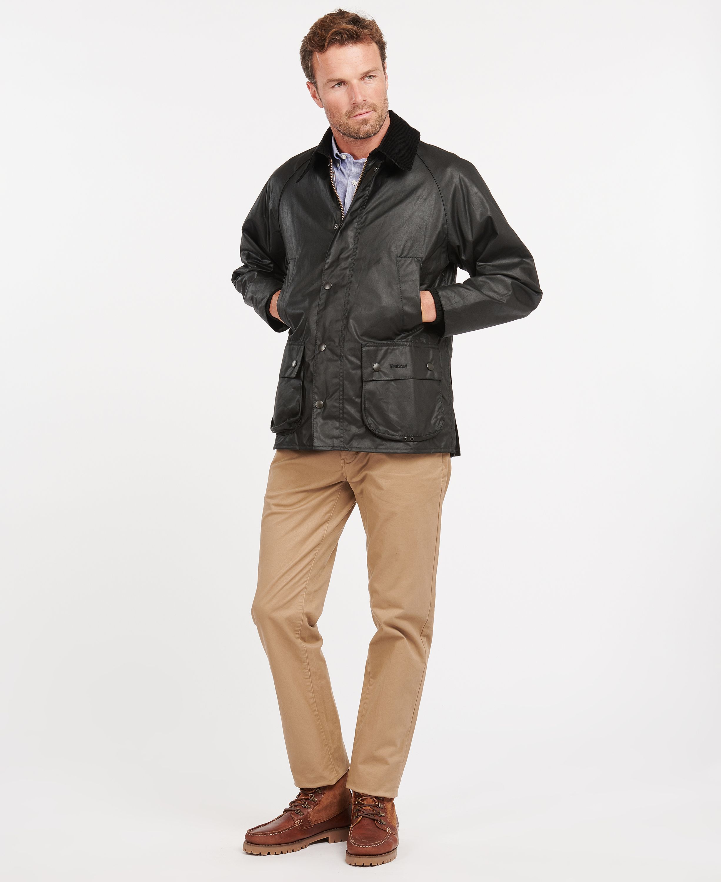 Barbour Men's Heritage + Denim Bedale Casual Jacket in