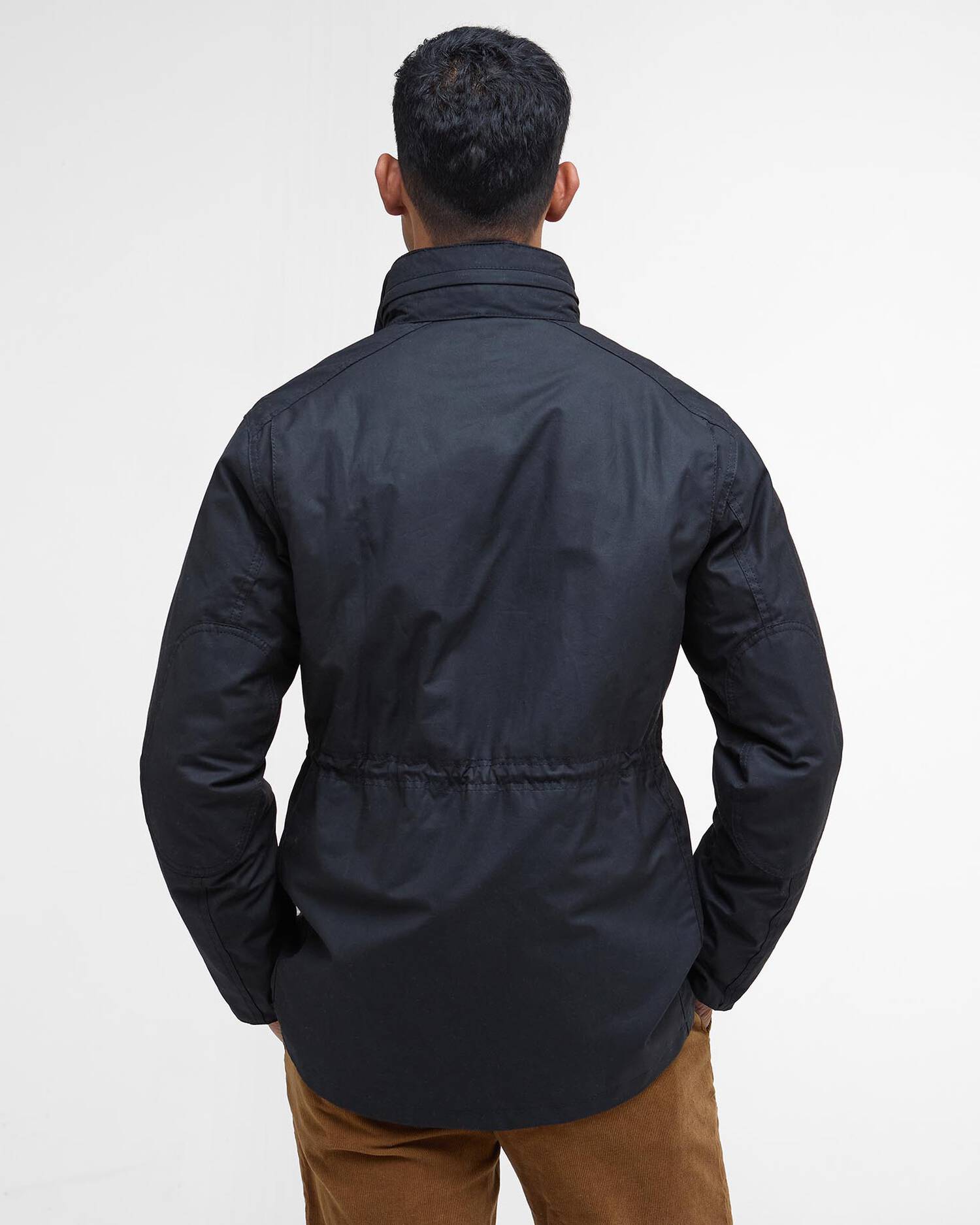 Barbour Sapper Wax Jacket - Black/Classic-Men's Jackets-Brooklyn-Vancouver-Yaletown-Canada