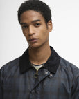 Barbour Tartan Ambleside - Navy Tartan-Men's Coats-Brooklyn-Vancouver-Yaletown-Canada