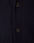 Peregrine Merino Wool Makers Stitch Cardigan Navy-Men's Sweaters-Brooklyn-Vancouver-Yaletown-Canada