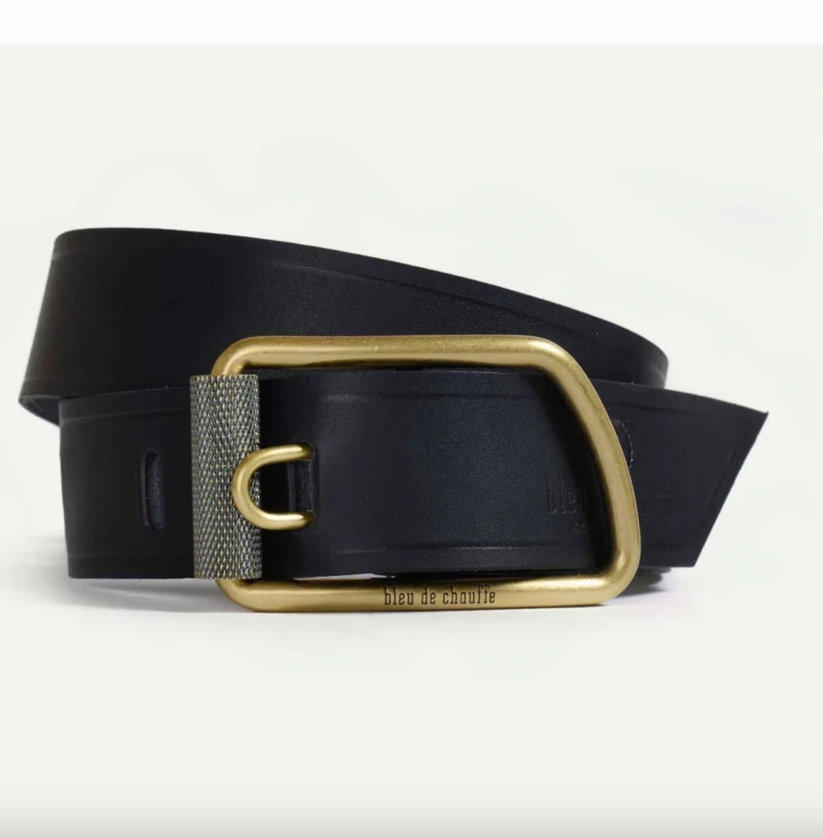 Manille Leather Belt - Bleu de Chauffe Belts for Men I Made in France