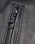 Schott Perfecto Cafe Racer Leather Jacket Black-Men's Leather Jackets-Brooklyn-Vancouver-Yaletown-Canada