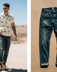 Kato CORE-The Pen Slim 10.5 Oz Denim Jeans Rain-Men's Denim-Yaletown-Vancouver-Surrey-Canada