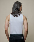 Merz Iconic Ribbed Cotton Tank Top - White-Men's T-Shirts-Brooklyn-Vancouver-Yaletown-Canada