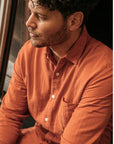 Kato - The Ripper LS WGauze Org Shirt - SS23-Men's Shirts-Yaletown-Vancouver-Surrey-Canada
