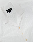 Outclass Jaquard Shirt Havana white-Men's Shirts-Brooklyn-Vancouver-Yaletown-Canada
