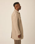 Peregrine Scout Wool Coat - Oak Heringbone-Men's Coats-Brooklyn-Vancouver-Yaletown-Canada