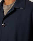 Peregrine Street Trench Coat - Navy-Men's Coats-Brooklyn-Vancouver-Yaletown-Canada