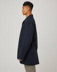 Peregrine Street Trench Coat - Navy-Men's Coats-Brooklyn-Vancouver-Yaletown-Canada