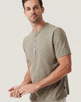34 Heritage Slub SS Henley Pastel Olive-Men's T-Shirts-Brooklyn-Vancouver-Yaletown-Canada